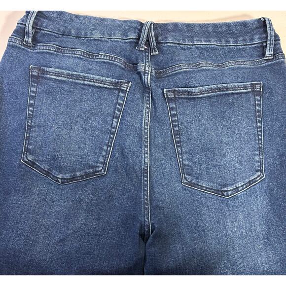 Good American Women's Frayed Raw Hem Good Legs Skinny Jeans Size 16 - Picture 9 of 16